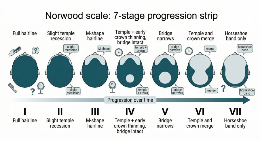 Norwood scale representation
