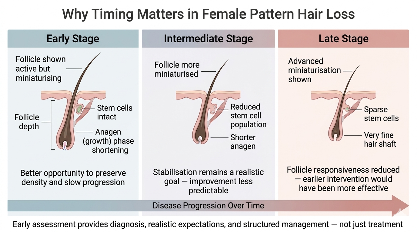 Summary diagram of the case for early assessment and treatment