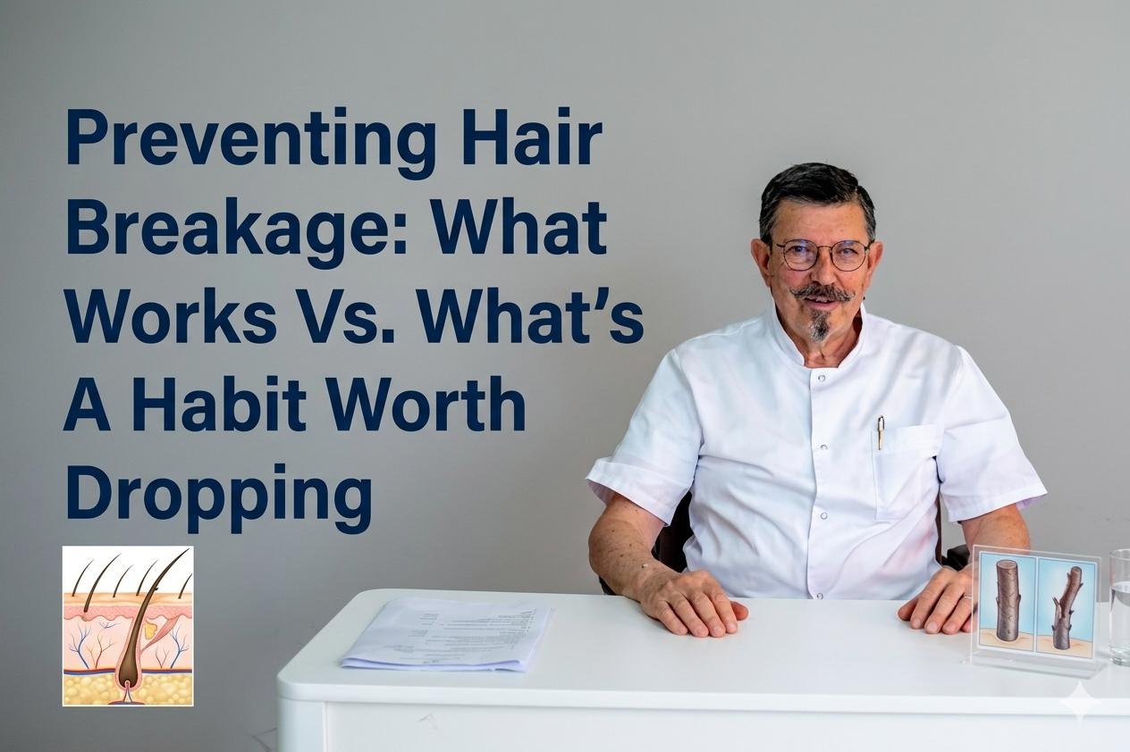 Preventing hair breakage what works vs what's a habit worth dropping blog title on a clean background