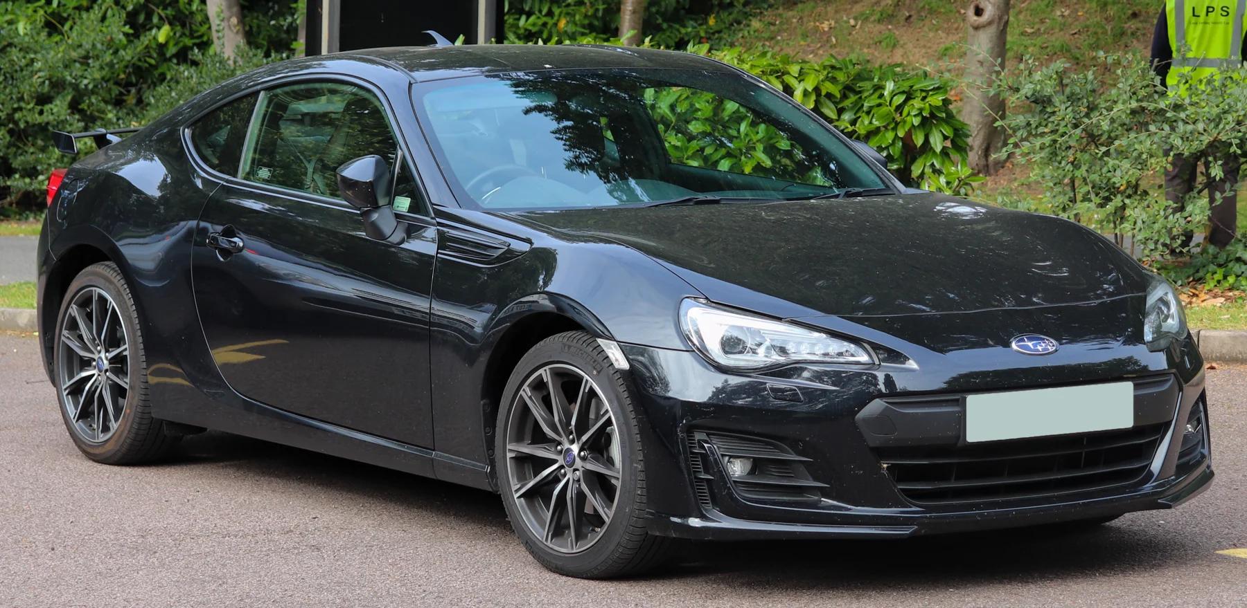 Black UK-market 2018 Subaru BRZ