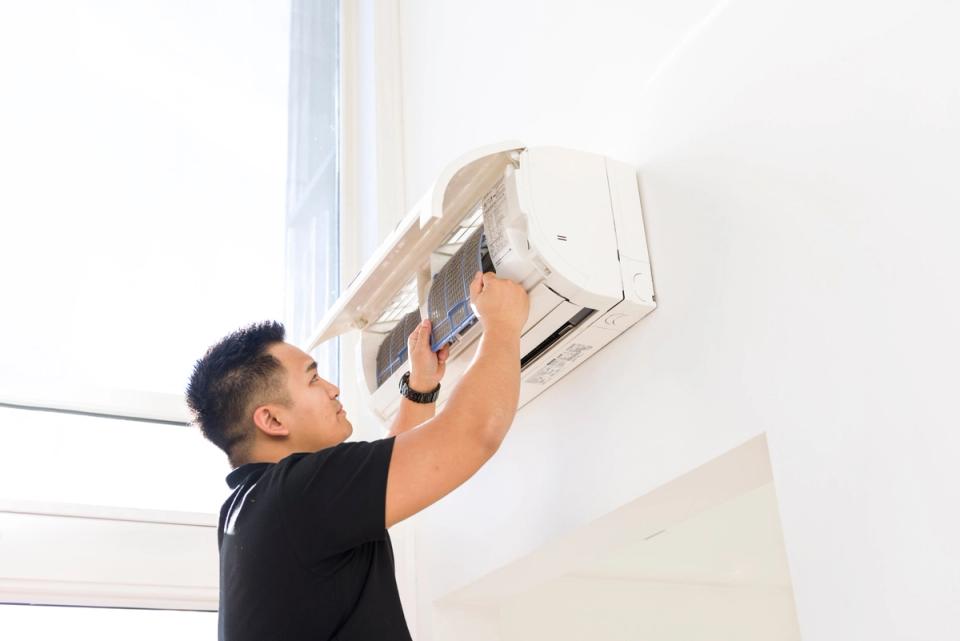 Installation av luftvärmepump med ROT