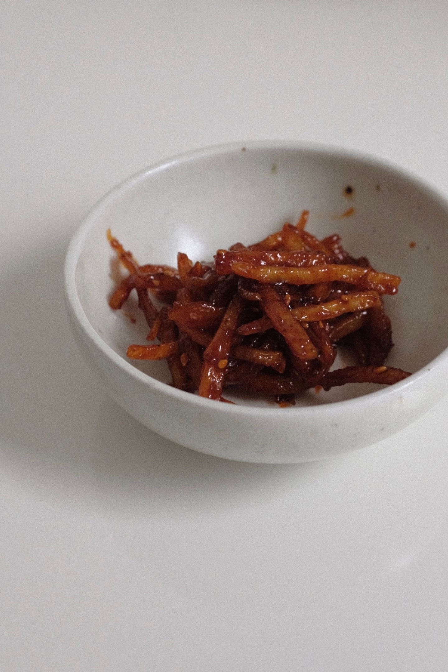 Stir-fried dried squid