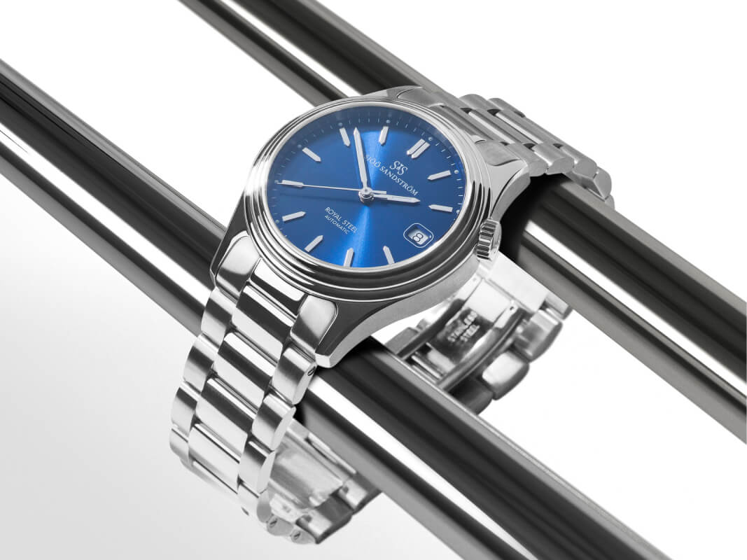 Royal steel classic 36mm blue dial