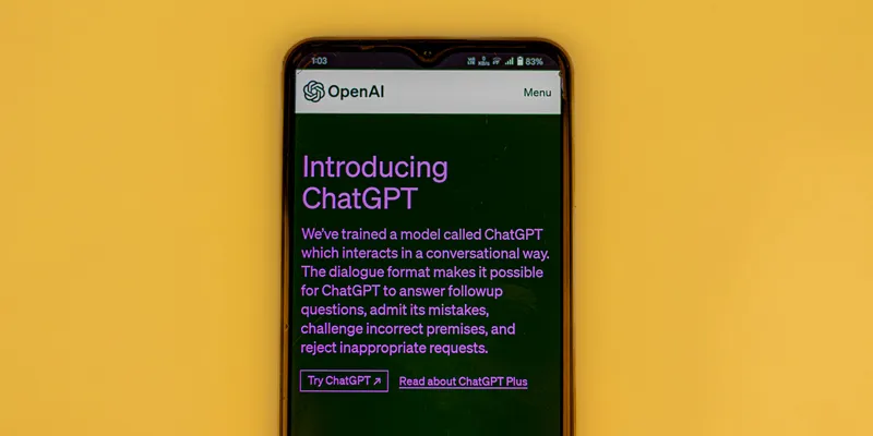 ChatGPT on mobile device