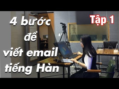 Ảnh bìa video '4 bước viết email tiếng Hàn chuyên nghiệp' của kênh Tiếng Hàn Hồng Phương