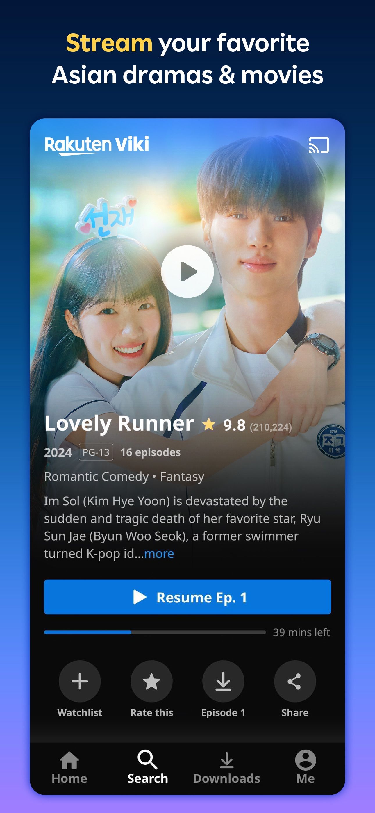 Viki: Asian Dramas, Movies, TV — screenshot 1