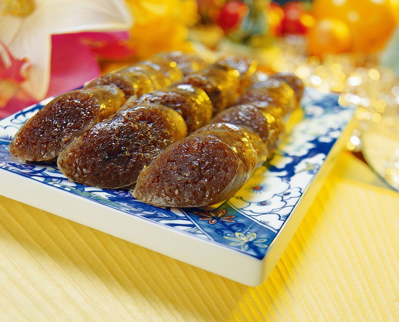 Đĩa dồi sundae Hàn Quốc cắt khoanh