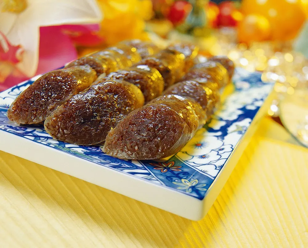 Đĩa dồi sundae Hàn Quốc cắt khoanh