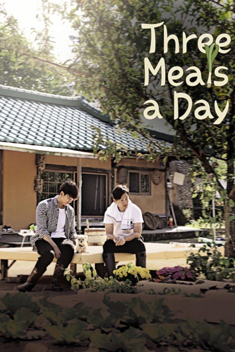 Ảnh quảng bá chương trình Ba Bữa Một Ngày (Three Meals a Day) của đài tvN