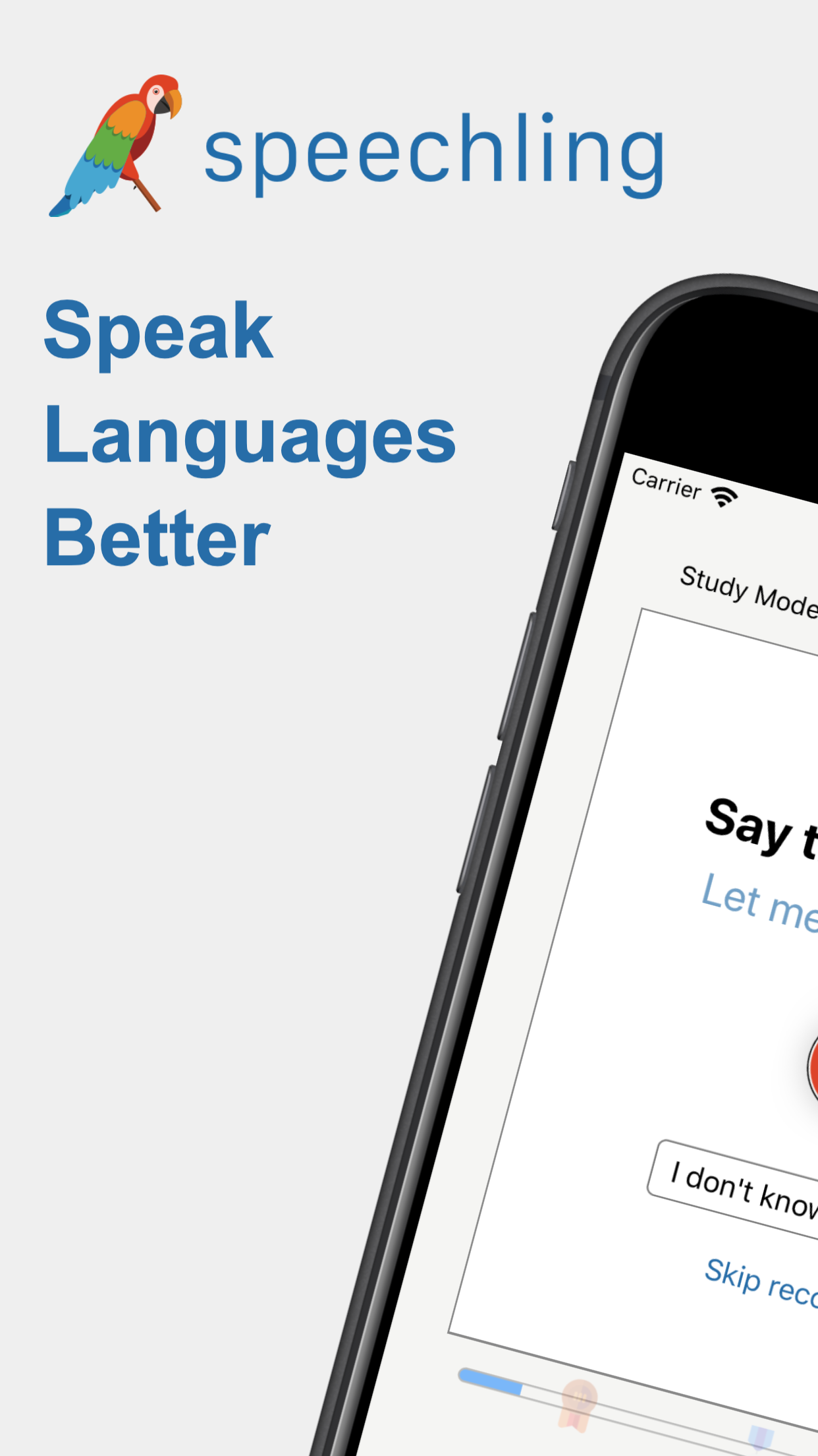 Speechling: Learn Any Language — screenshot 1
