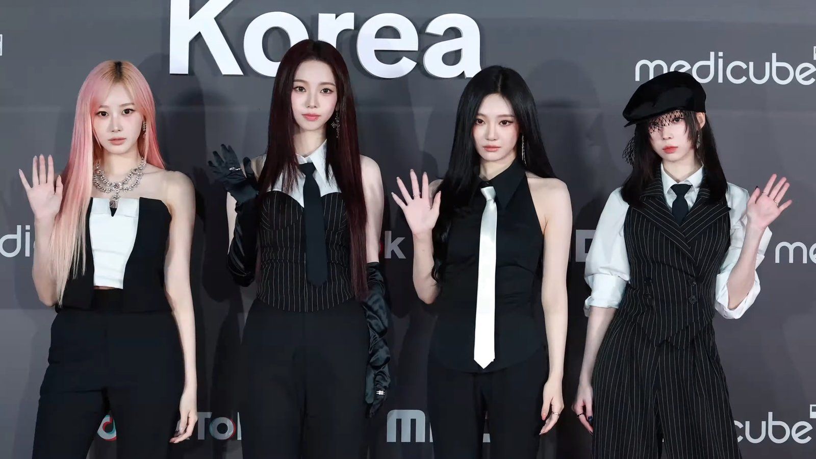 aespa trên thảm đỏ TikTok Awards Korea 2024