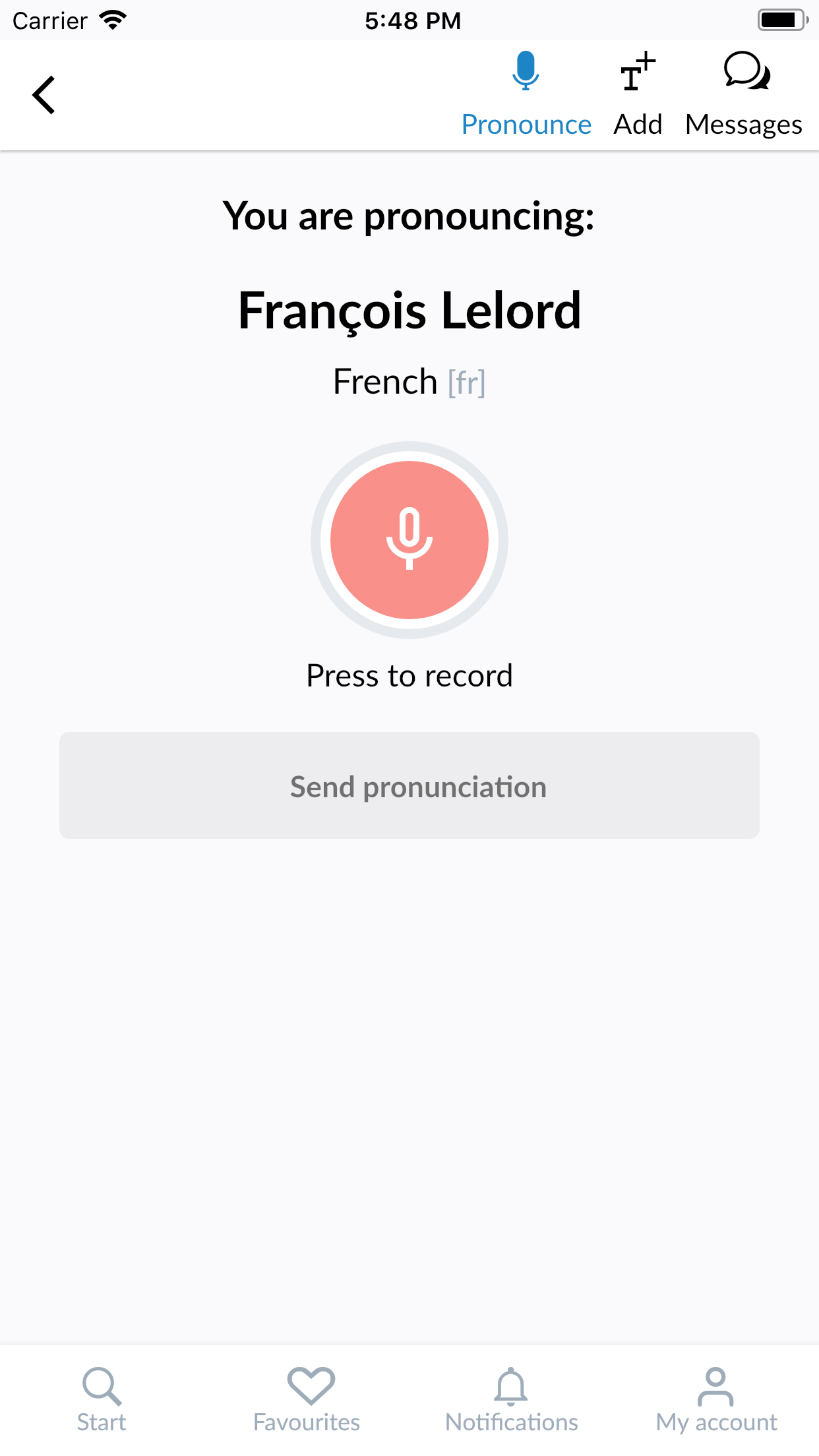Forvo Pronunciation — screenshot 4