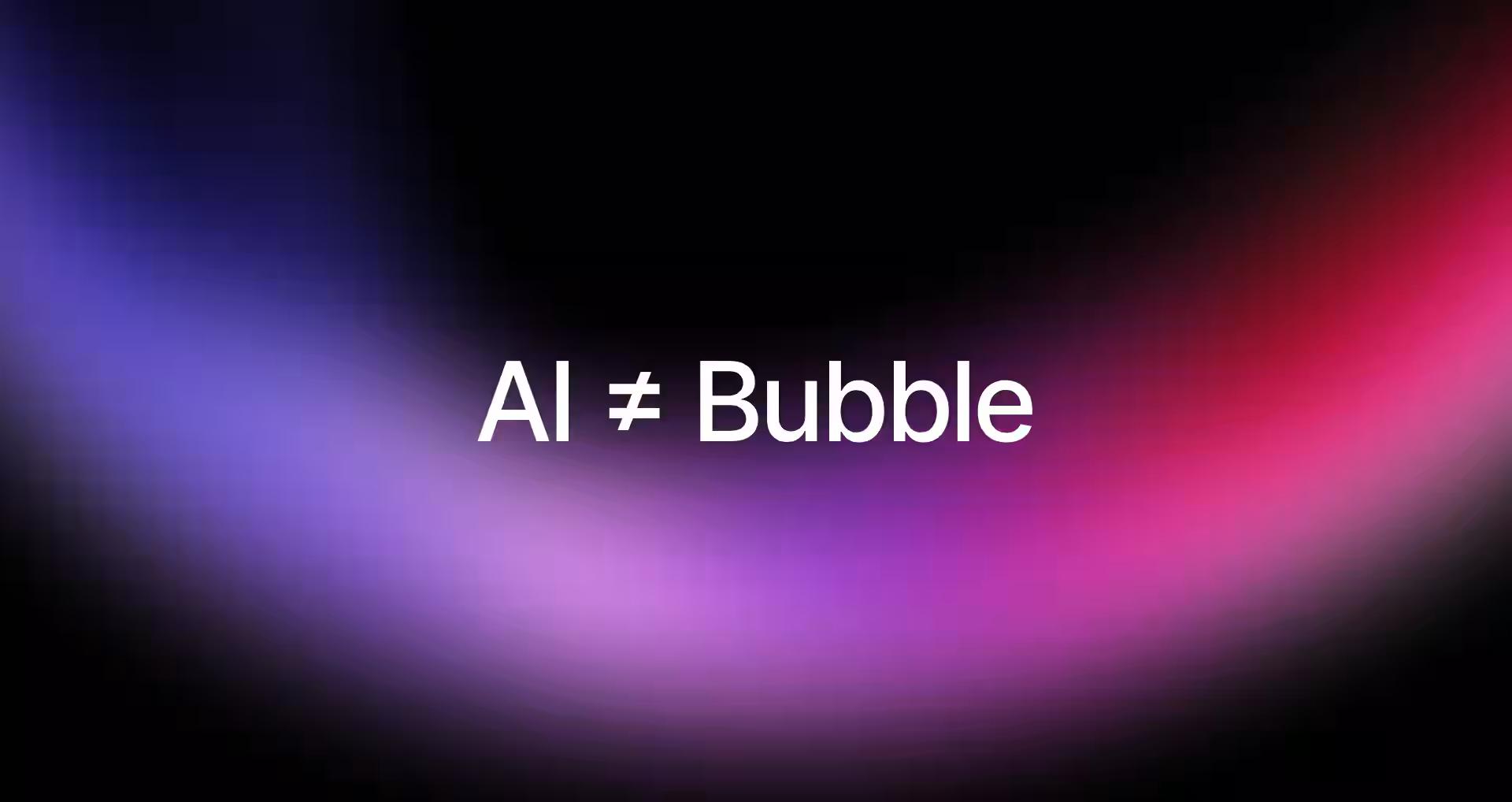 ai is not a bubble