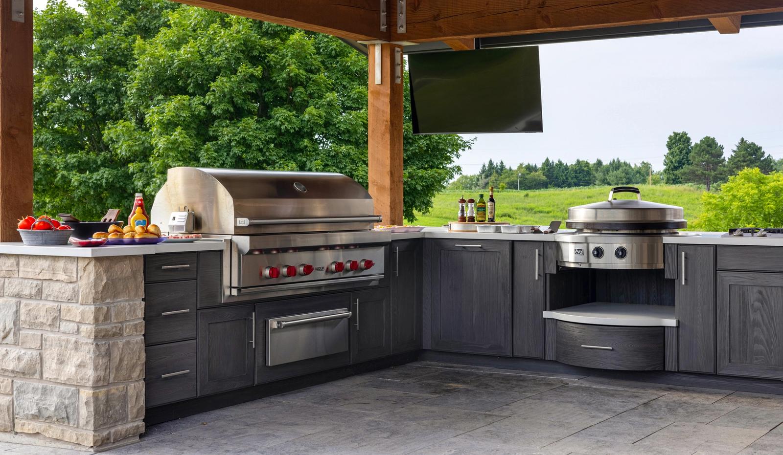 naturekast backyard dream kitchen evo outdoor pavillion