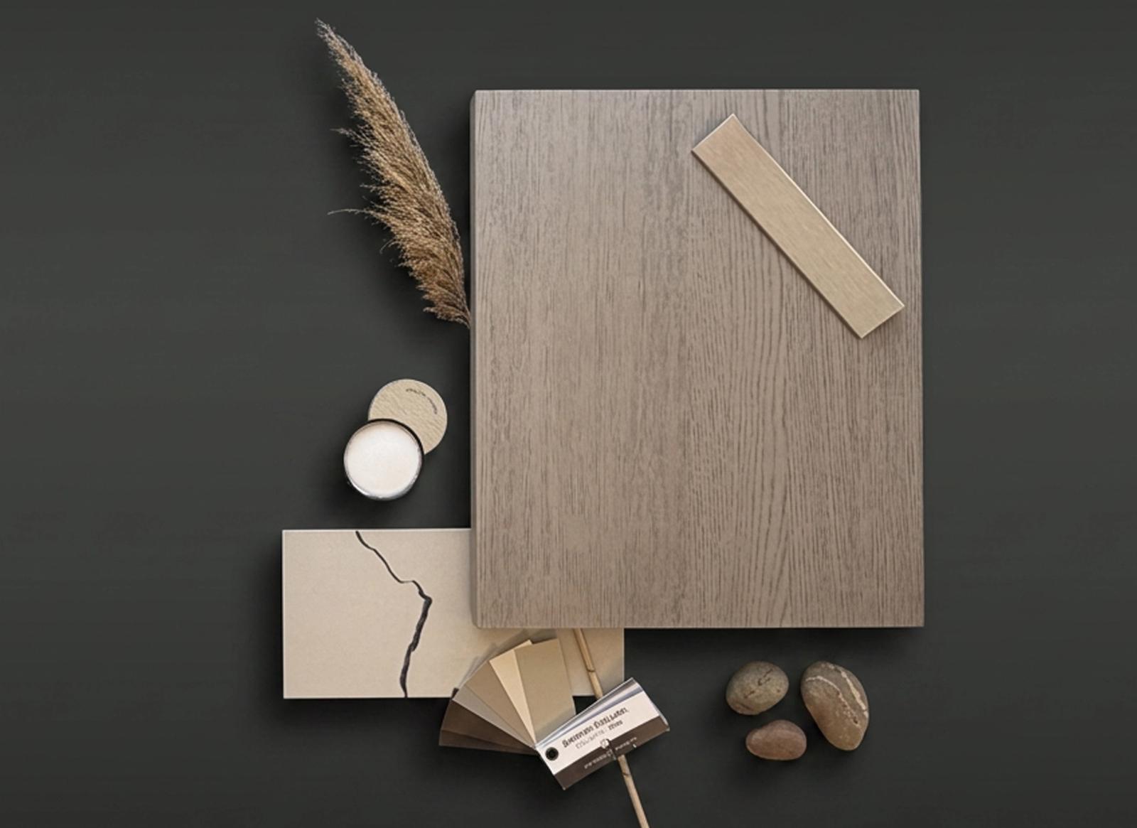moodboard outdoor kitchen modern slab door