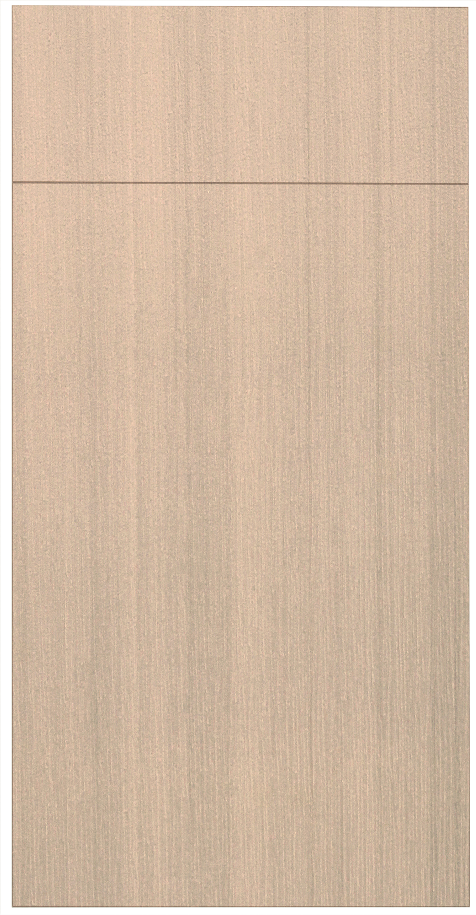 Euro Slab door style in a pale oak finish