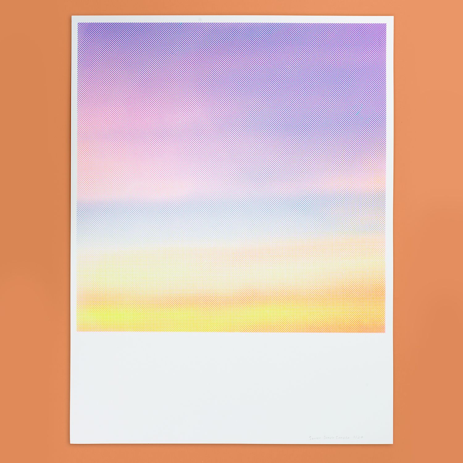 Sunset Samples print series