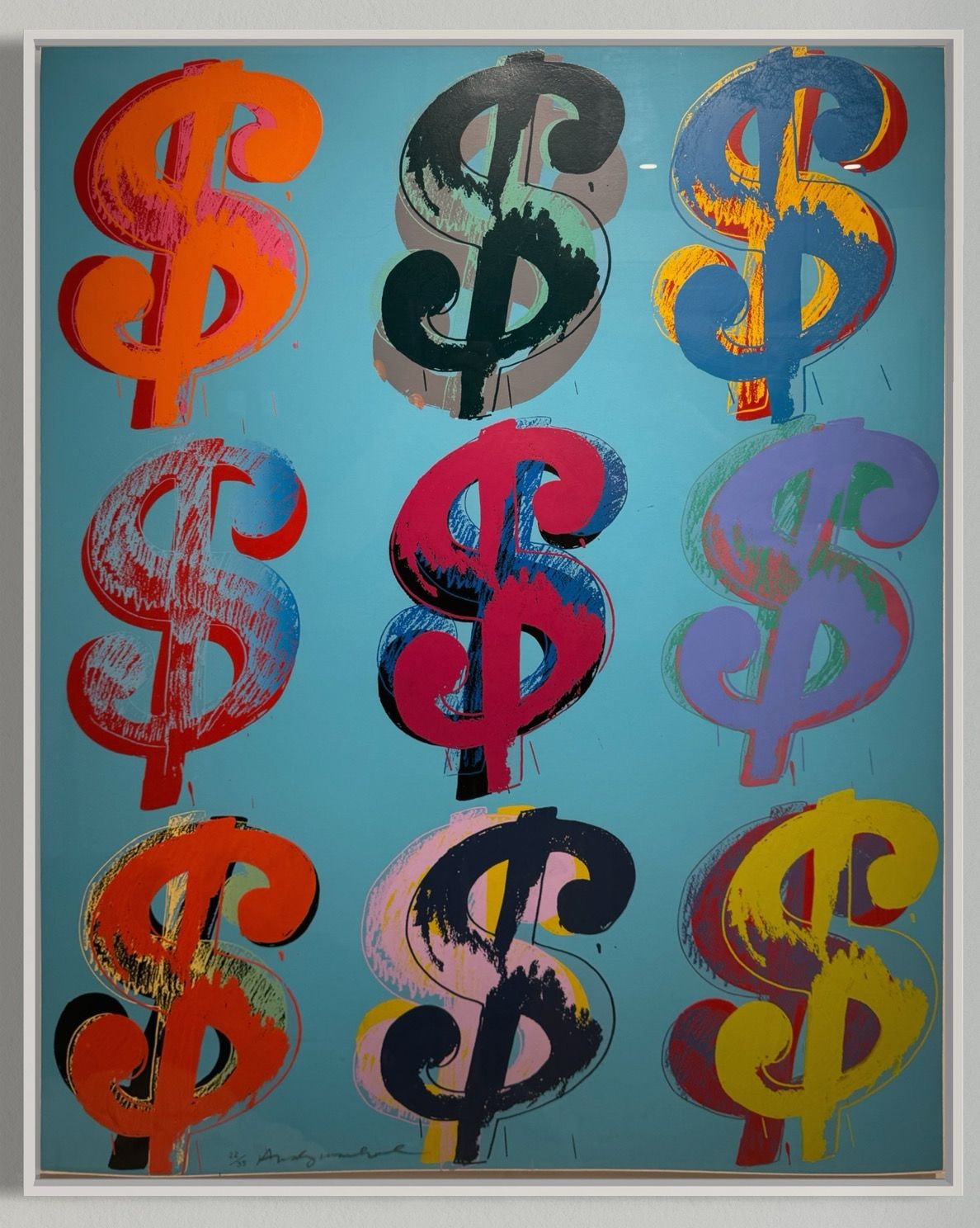 Dollar Sign (9) (Fs Ii.286) by Andy Warhol