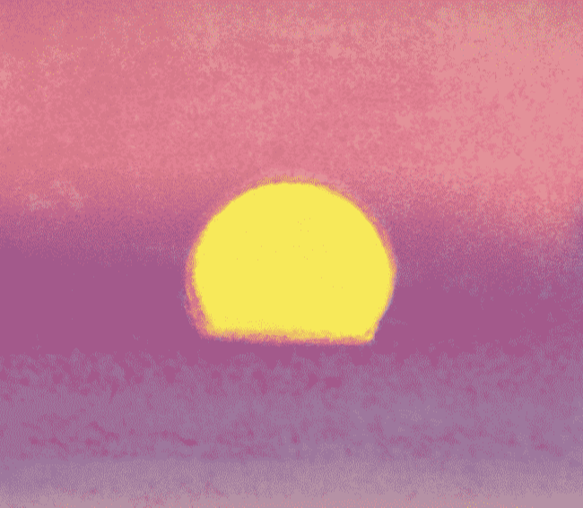 Sunset Unique Purple by Andy Warhol