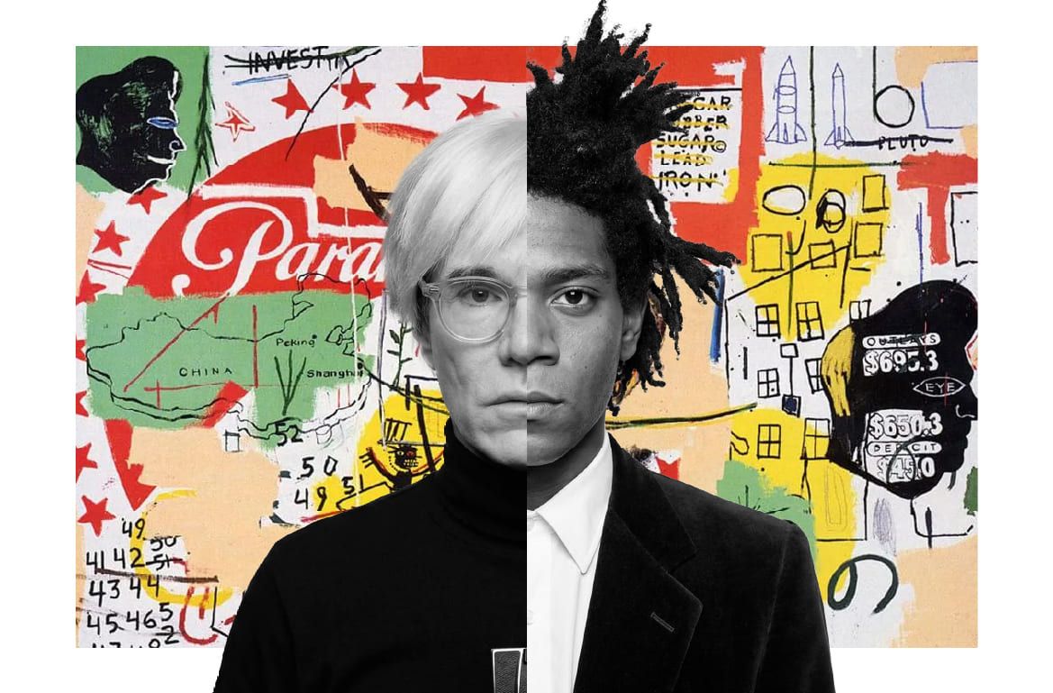 Andy Warhol and Jean-Michel Basquiat collaboration
