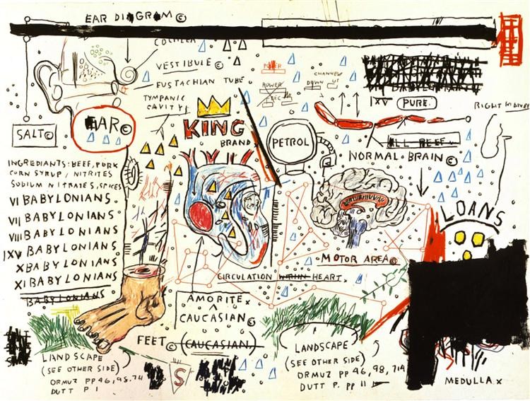 King Brand by jean-michel basquiat