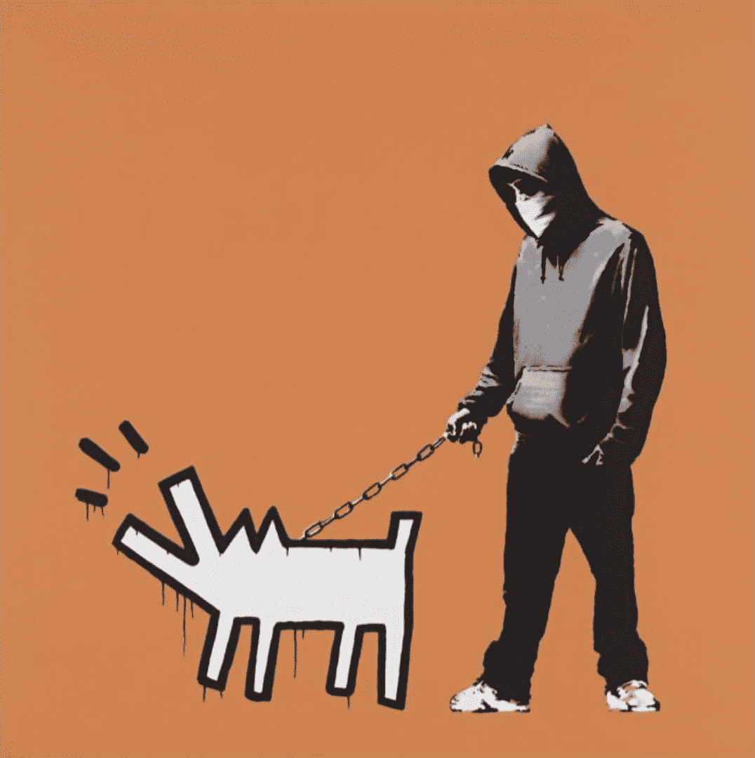 Choose Your Weapon (Slate) by Banksy