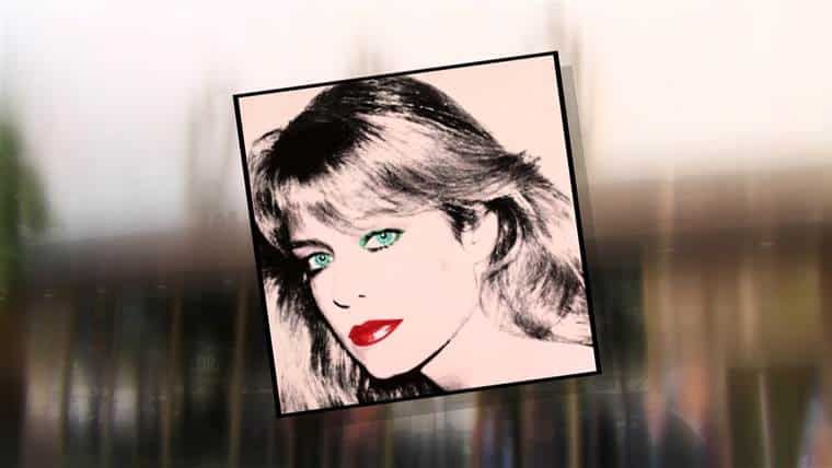 Portrait of Farrah Fawcett by Andy Warhol