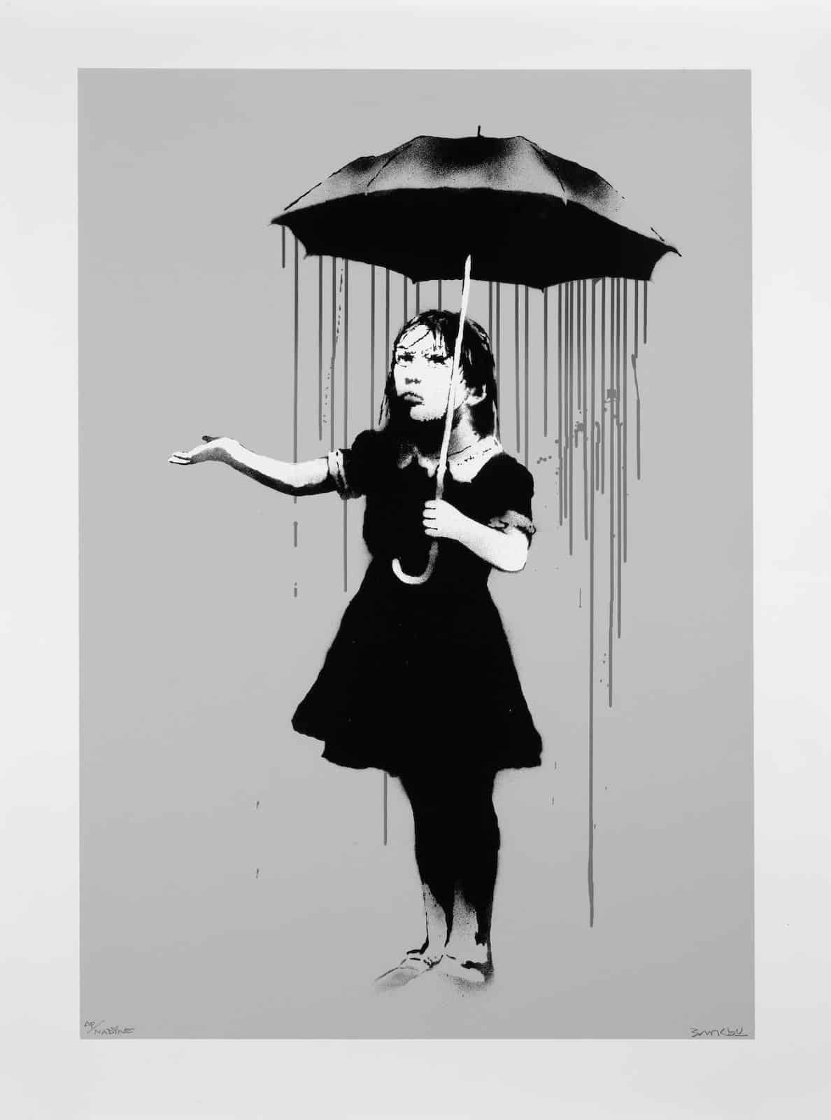 Nola (Orange Rain) by Banksy