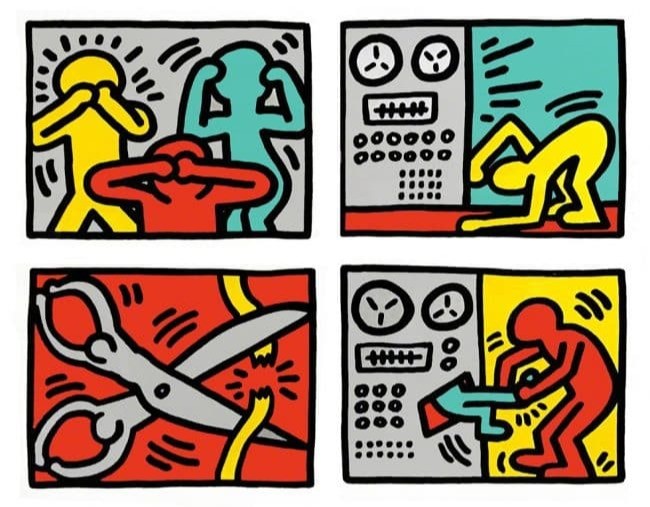 POP SHOP QUAD III by Keith Haring