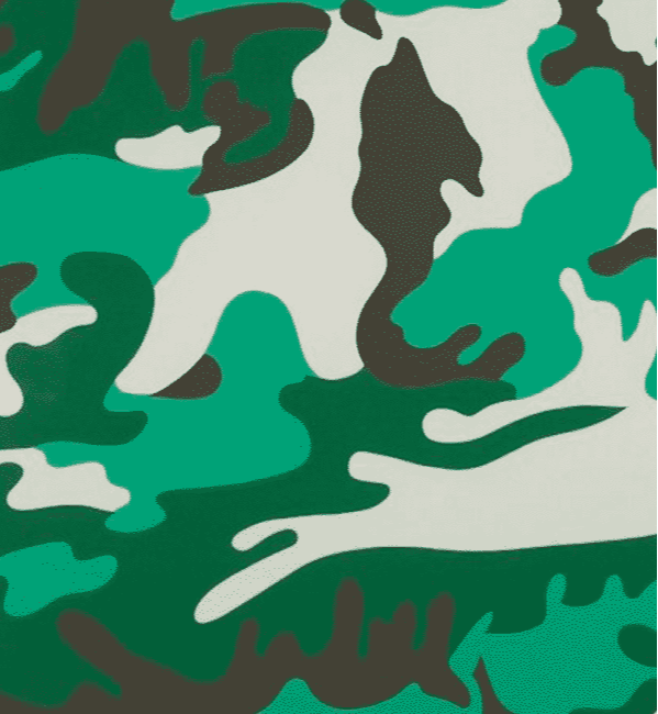 Camouflage 406 By Andy Warhol
