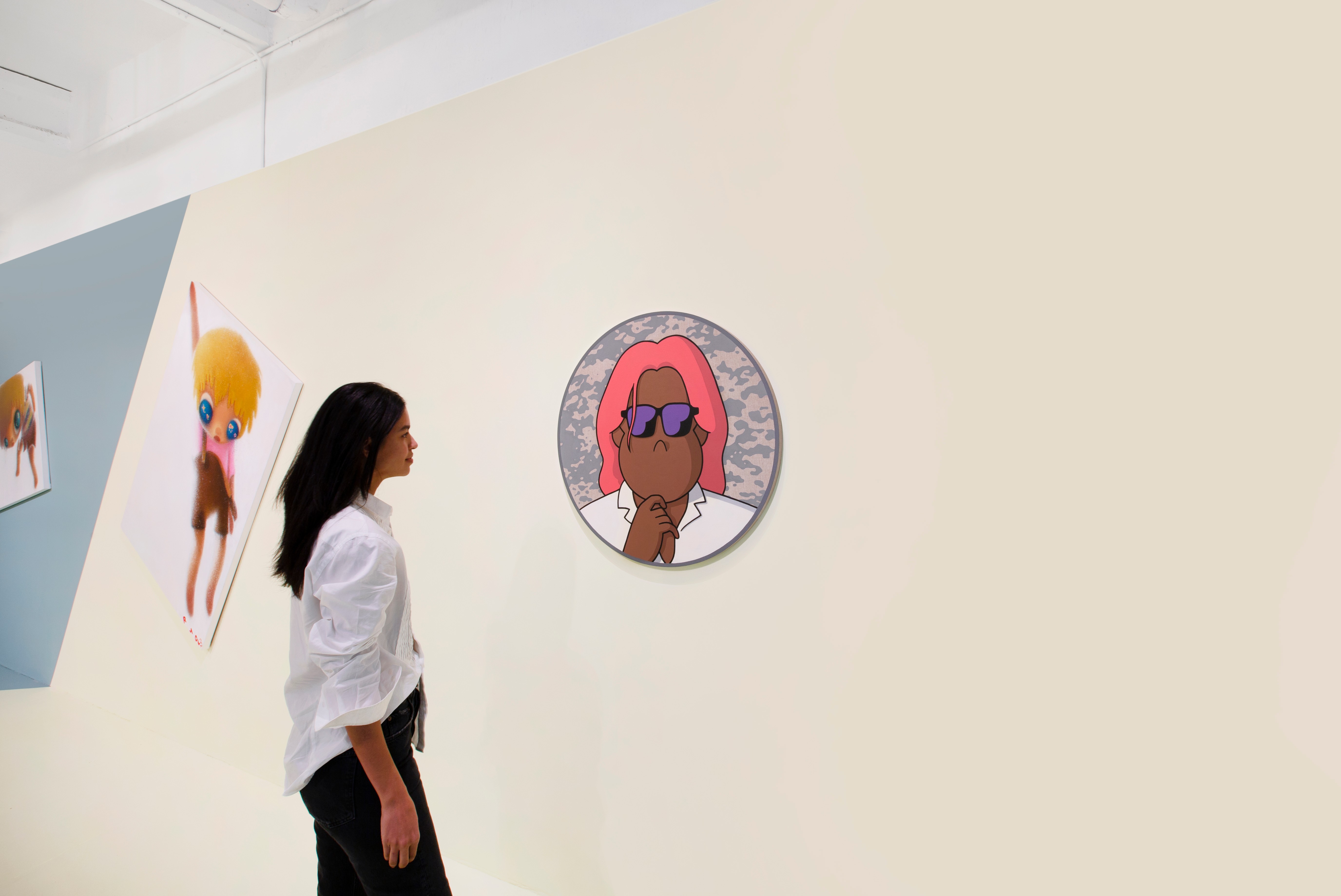Installation view 2 of Beyond the Characters - Curated by 404 Art Collection
