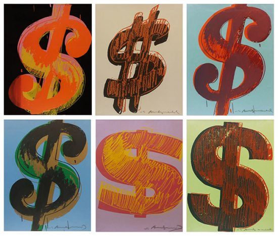 Andy Warhol Dollar Sight Artwork 