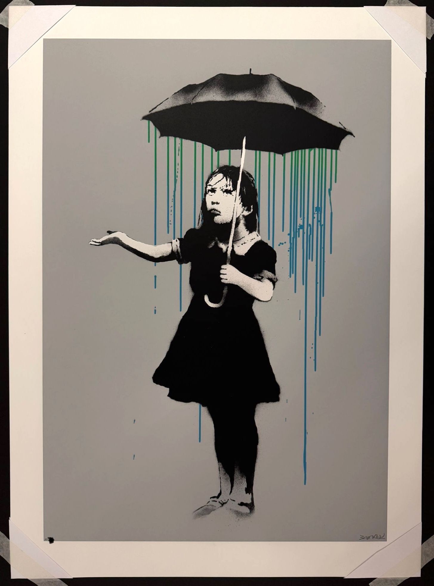 Nola (Green Blue AP) by Banksy