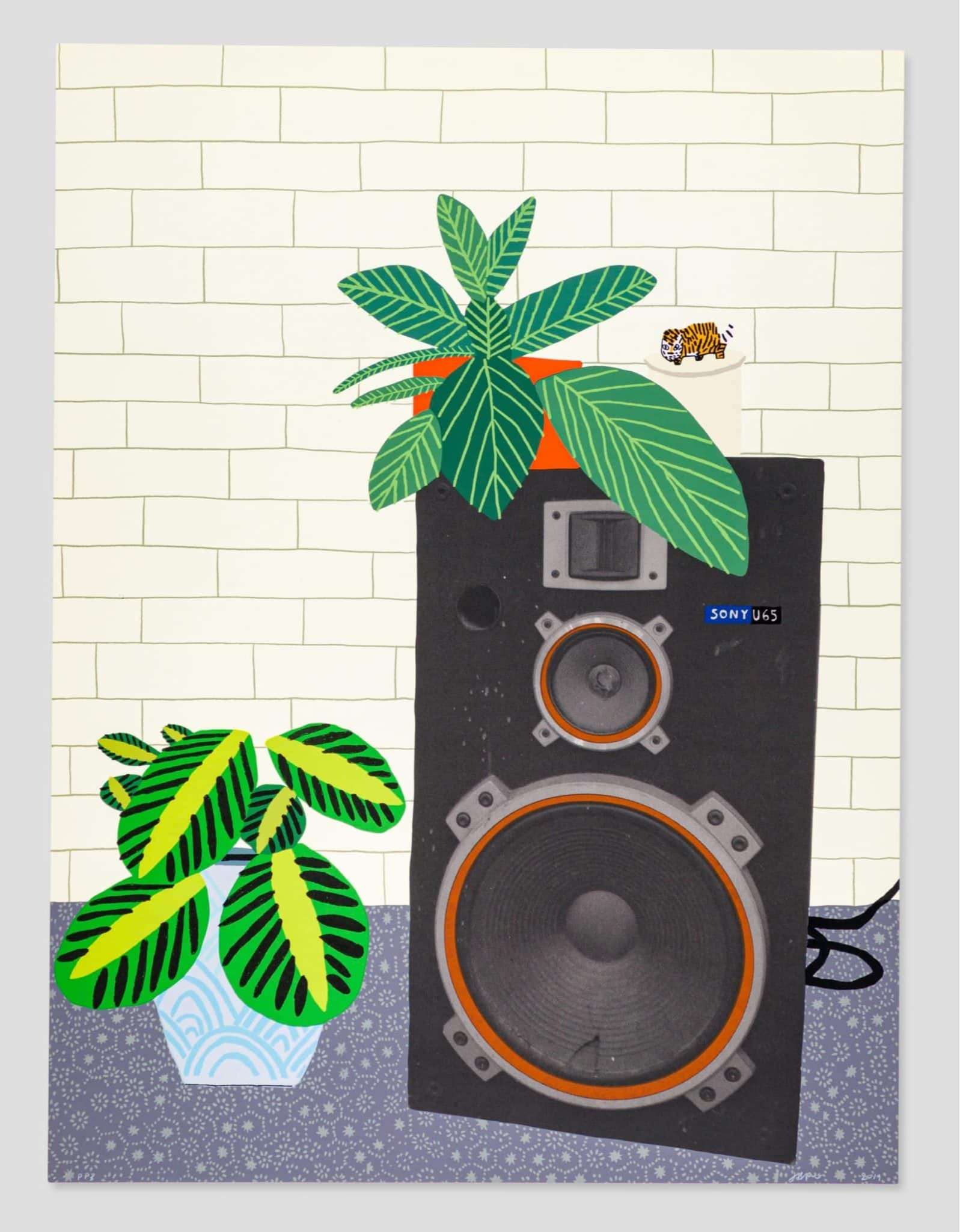 Speaker Still Life by Jonas Wood