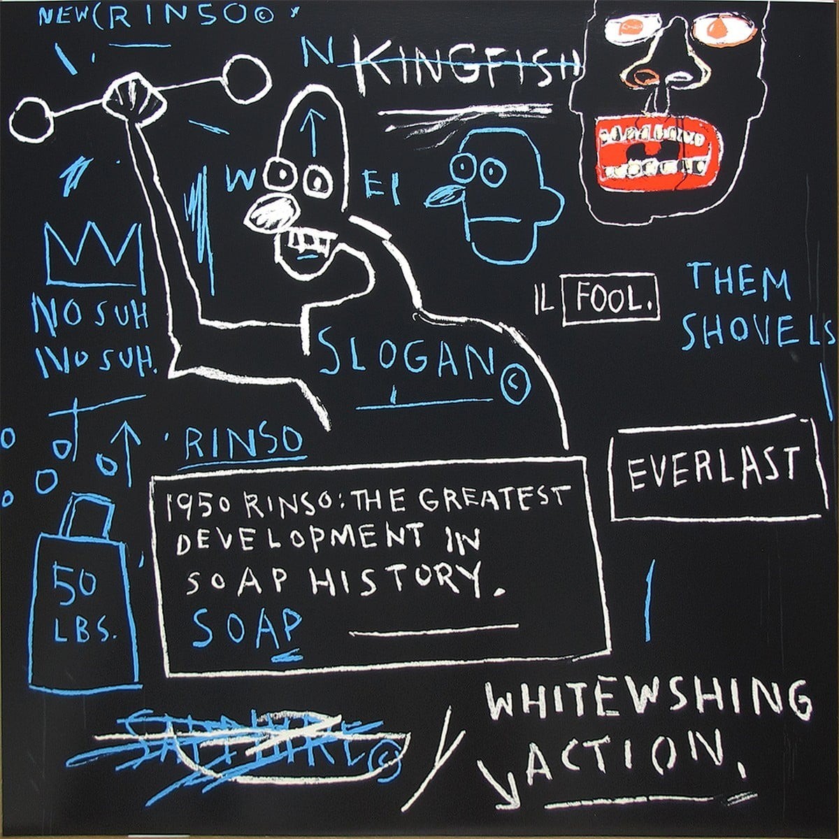 RINSO by Jean-Michel Basquiat