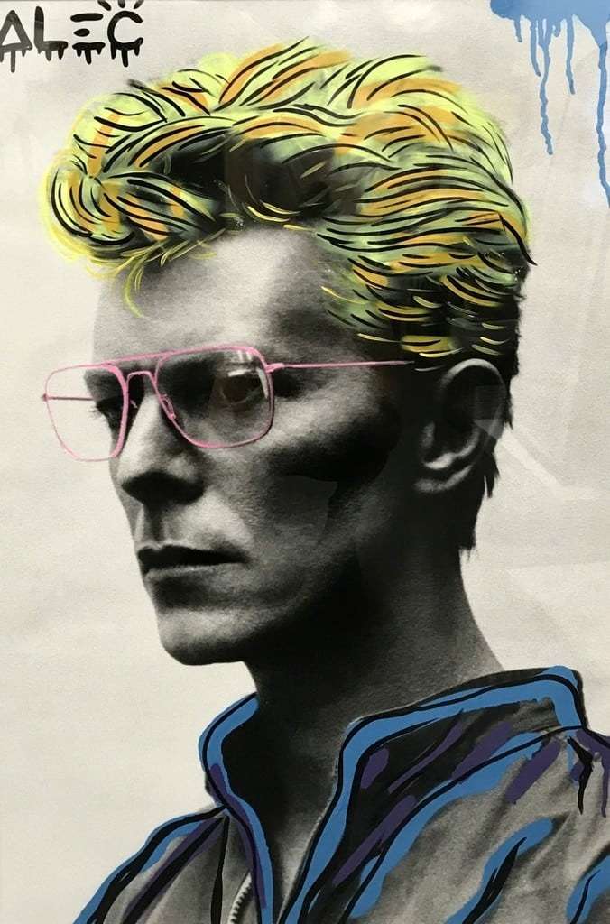 Blonde Bowie by Alec Monopoly