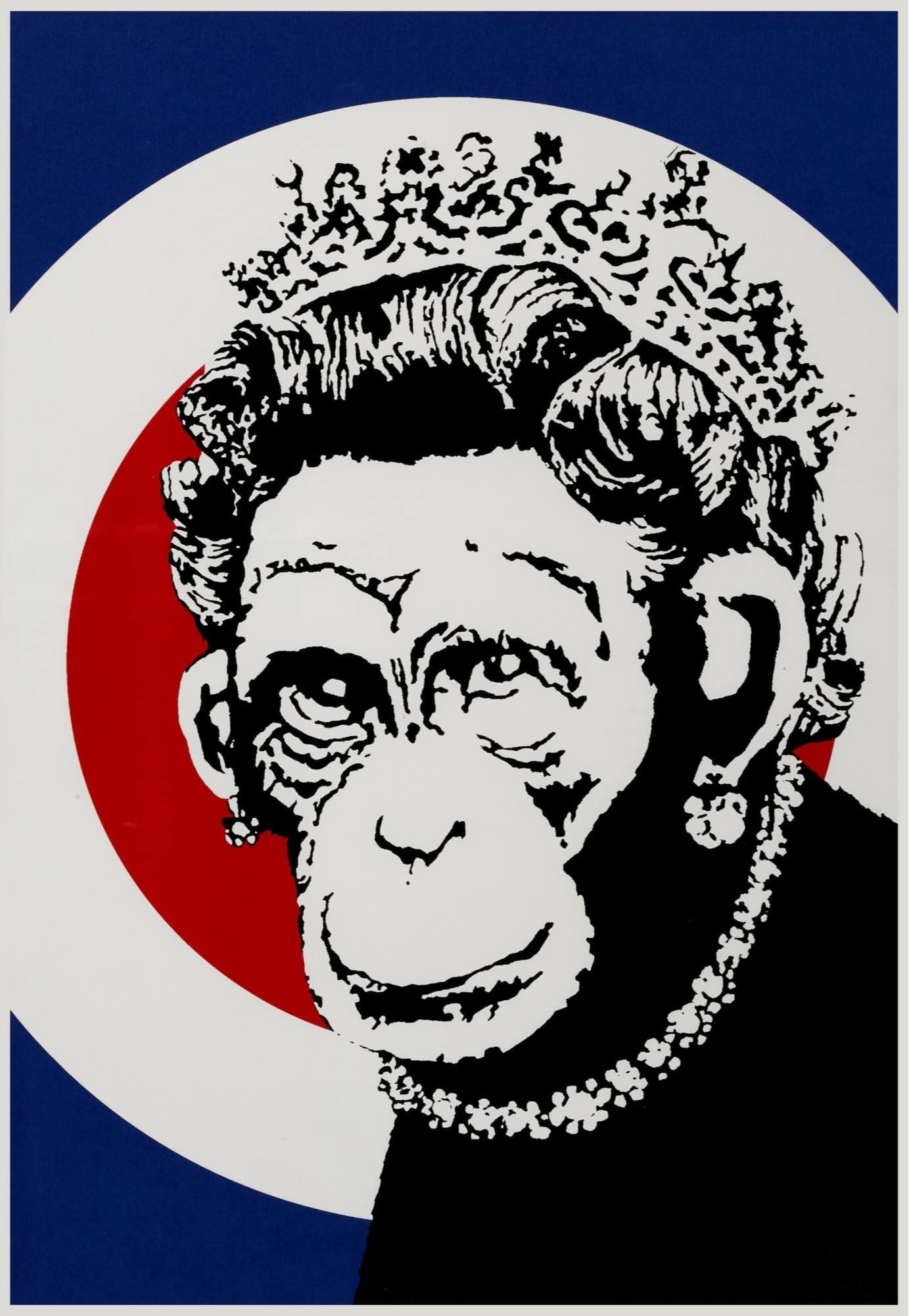 Monkey Queen (Unsigned) by BANKSY
