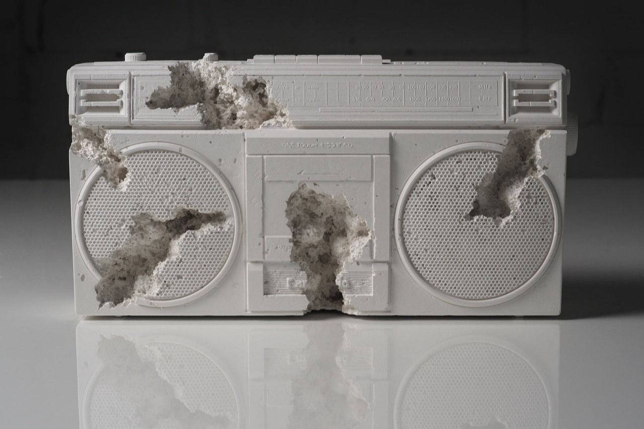 Future Relic 08: Radio / Boombox – 2017 by Daniel Arsham