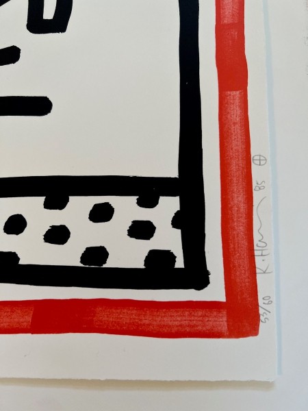 Untitled 2 From Free South Africa 1985 by Keith Haring
