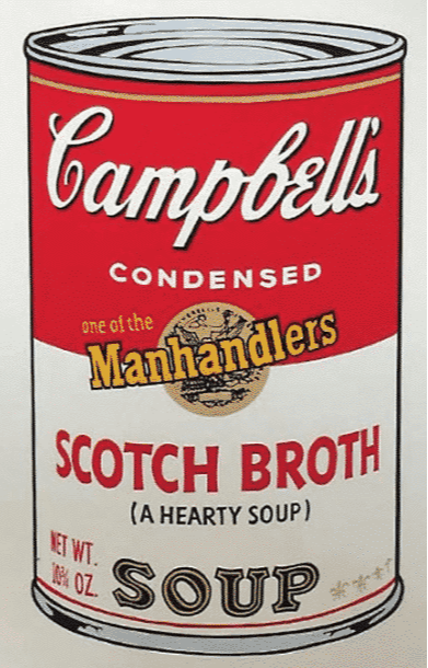 Campbell’s Scotch Broth Soup Can By Andy Warhol