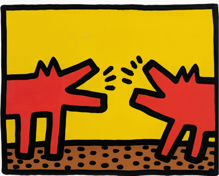Pop Shop IV - 2 by Keith Haring
