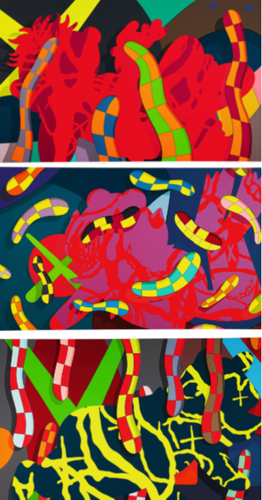 Lost Time, Alone Again, and Far Far Down by Kaws