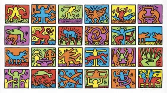 RETROSPECT – 2 by Kaith Haring