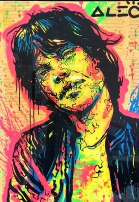 Mick Jagger by Alec Monopoly