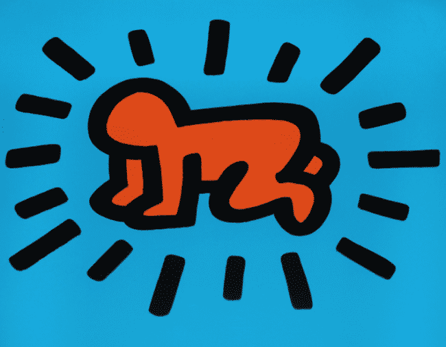 Radiant Baby by Keith Haring