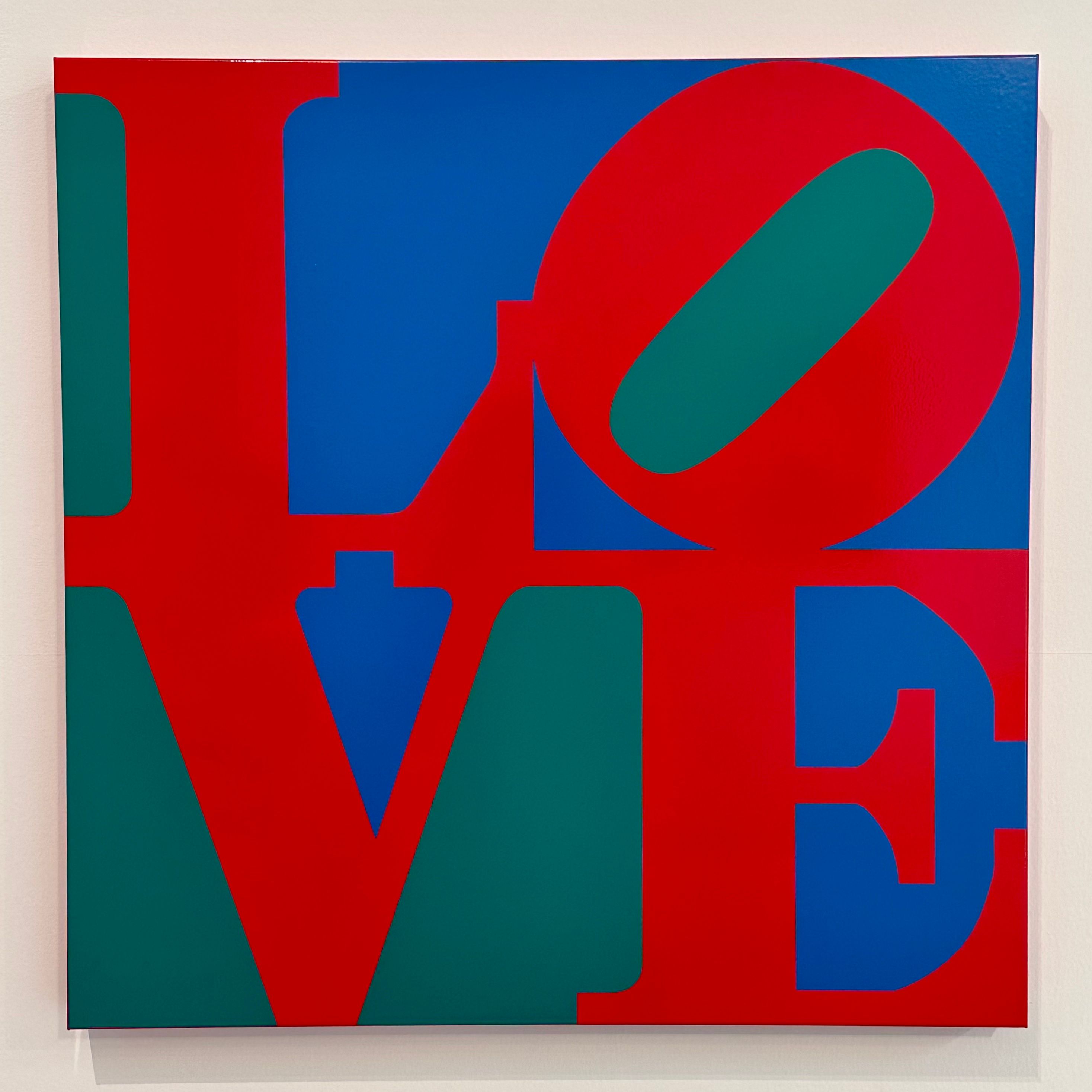 Robert Indiana, LOVE (Red, Green, Blue), 2012: Available at ArtLife Gallery