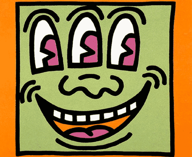 Three Eyed Monster by Keith Haring
