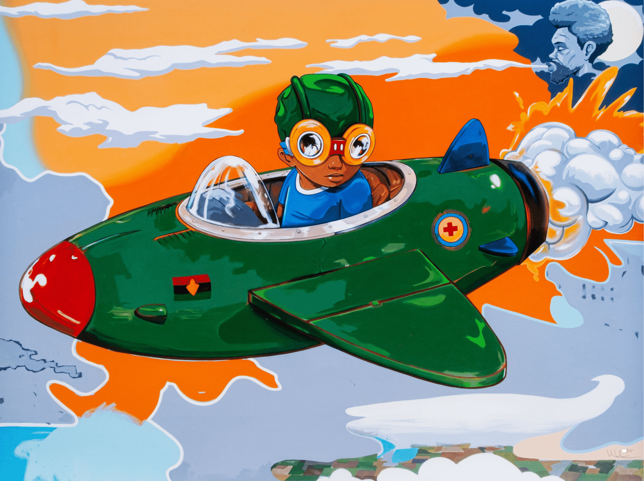 When The Wind Is At Your Back by Hebru Brantley