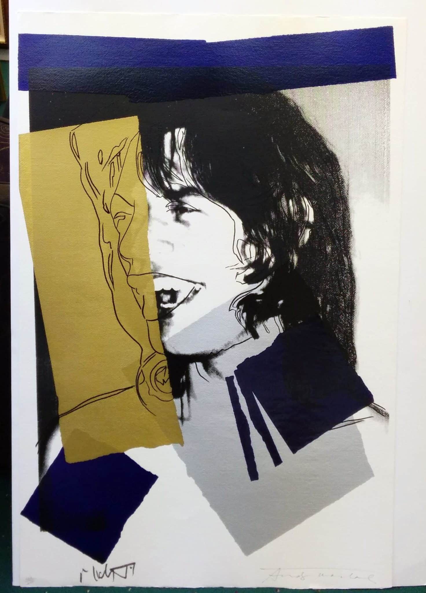 Mick Jagger 142 Hi Res by Andy Warhol