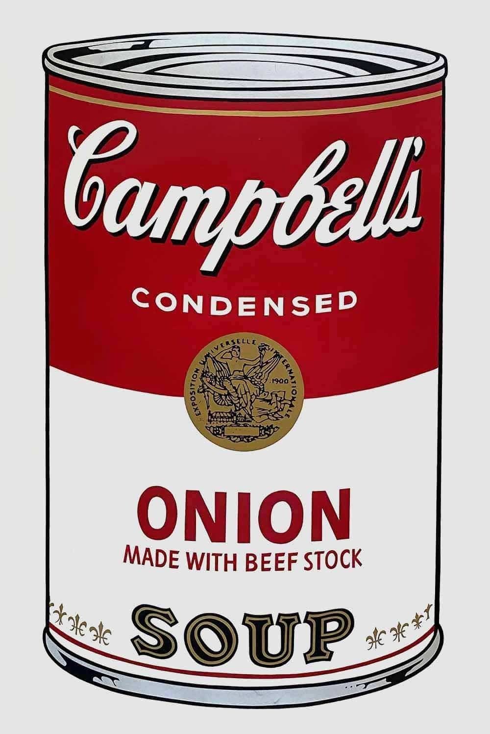 Campbell’s Onion by Andy Warhol